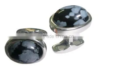 semi-precious ttianium metal 2013 cufflinks