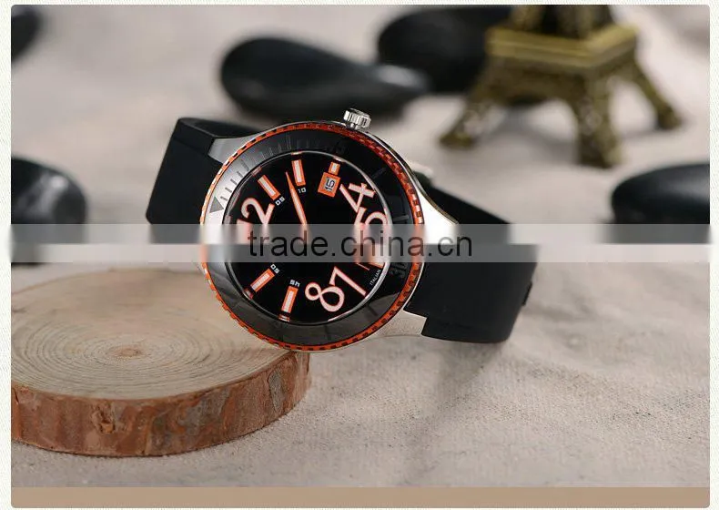 High quality top grade New Design Rhinestone Silicone Ladies Watch Women Watch