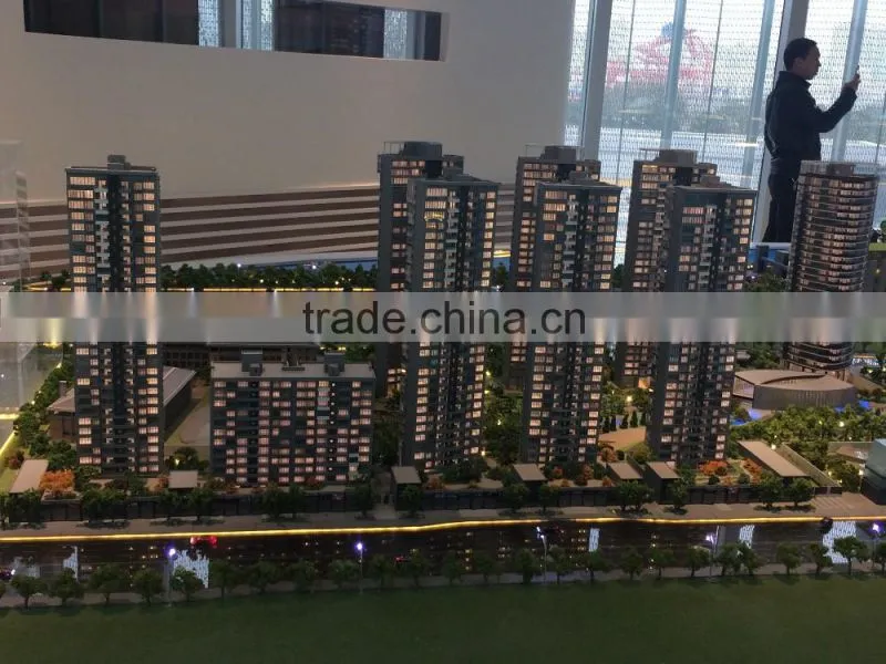 Sand table architectural miniature model maker/building scale model making