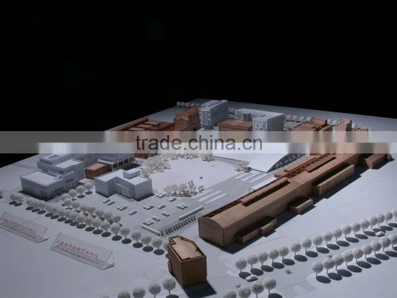 Sculpture Space and Exhibition Building Model Maquette
