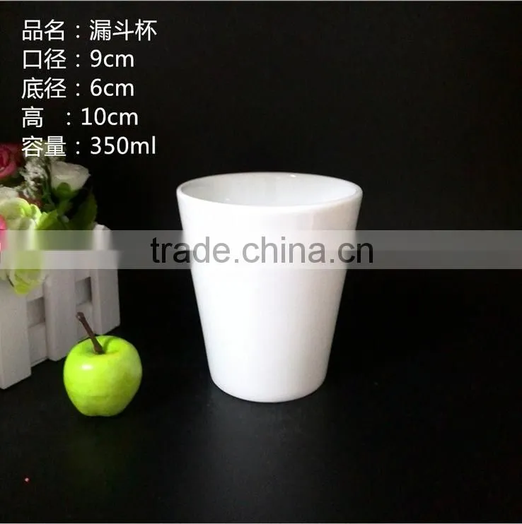 China wholesale bulk porcelain white custom ceramic coffee cups without handle