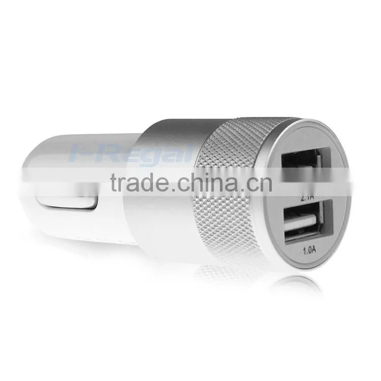 dual port car usb charger with CE ROHS certification