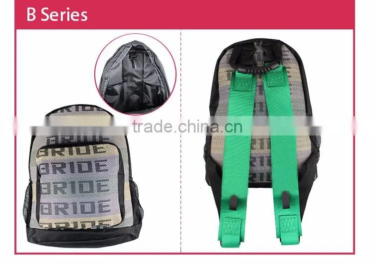 2016 New Design JDM SPARC* TAKAT* Style Bride Racing Backpack School Bag Luggage Bag With Disassembling Function