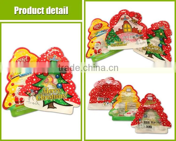 China supplier irregular shape rice roll packaging plastic bag