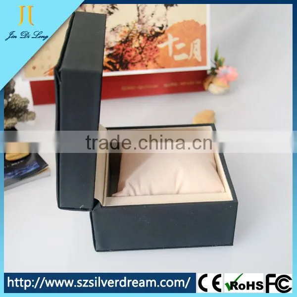 Watch gift box hot sale square watch box with pillow box watch wooden watch box