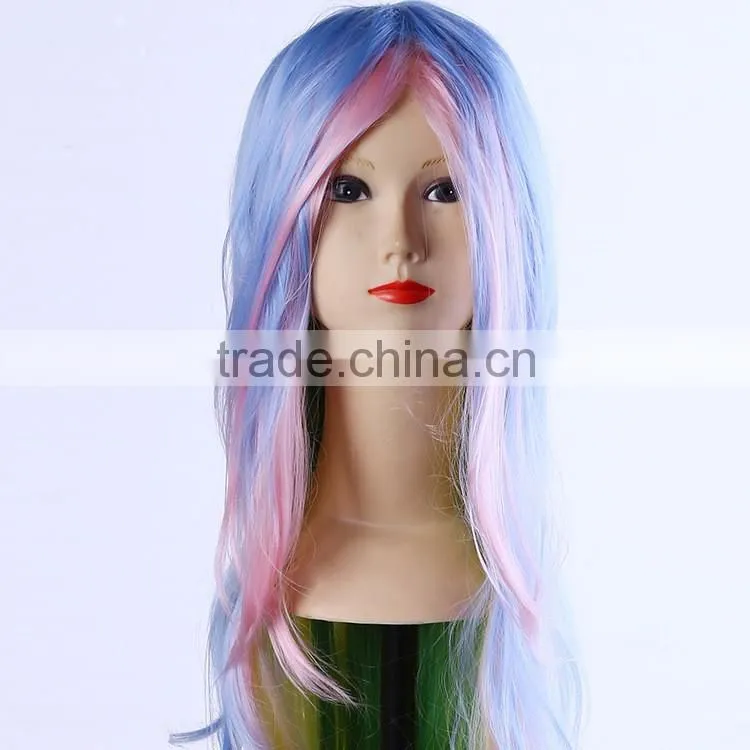 Braid Pull Half Up And Wear With Head Pieces Cosplay Costume Festival Synthetic Wig