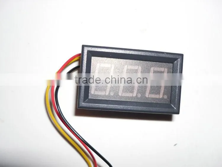 0.56inch DC0-10V 0-30V 3-wire LED digital dc voltmeter
