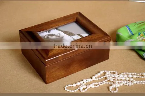 wood jewelry organizer box