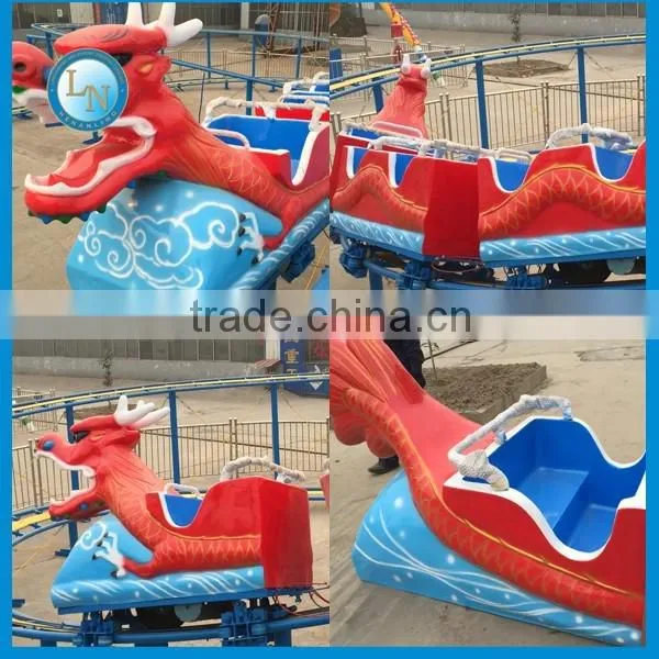 Amusement rides mini train rides roller coaster slide dragon for sale