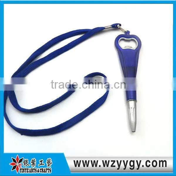 Promotional Plastic Ball Pen With Bottle Opener
