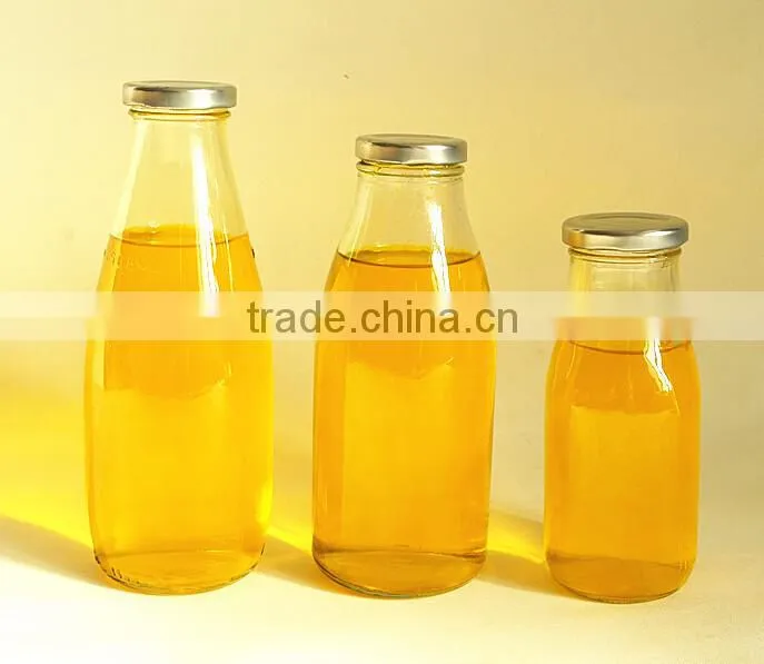 Customized screw lid glass mug for drink