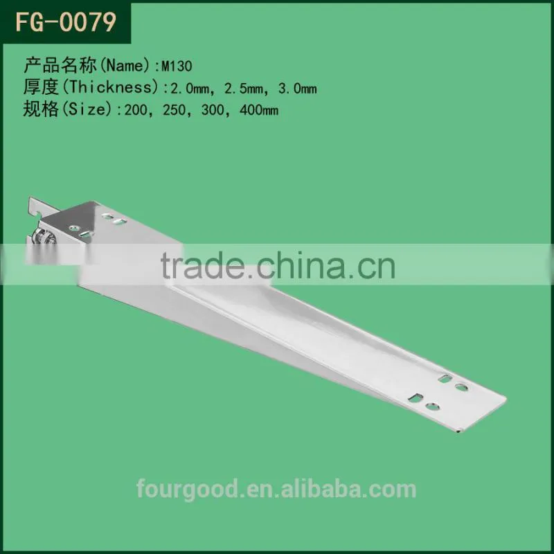 widely use Metal slatwall chrome shelf brackets