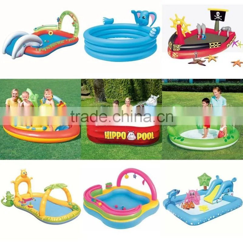 Household Large size inflatable children pool,2 Ring family swimming pool