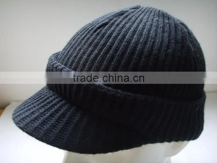 winter knitted wool hat for old man