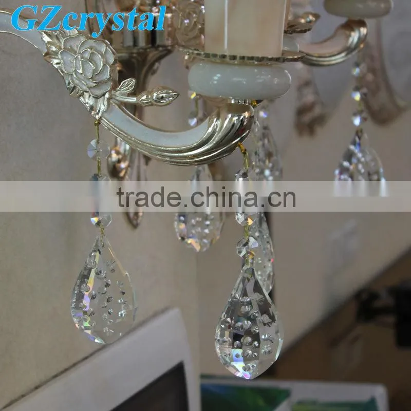 Rock crystal chandelier pendant