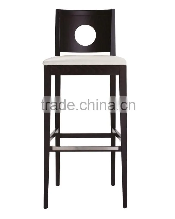 Wholesale modern bar stool high chair with Plywood backrest