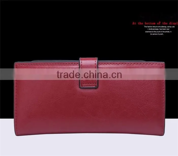 2015 Trend Wallet Genuine Leather Brand Custom Design You Wallet