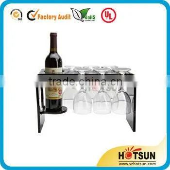 acrylic wine display rack with LED light