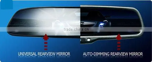 Latest rear view mirror cover for cars in 3.0/3.5inch of compass/temperature for your car