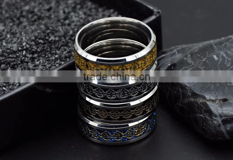 Classic Mens Wedding Band Never Fade Polished Stainless Steel Silver Rings Jewelry