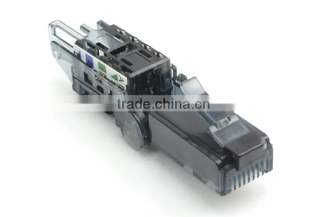 Taiwan Supplier Direct Attach Toolless Adjustable RJ45 UTP Modular Plug for Cat 6A Cable