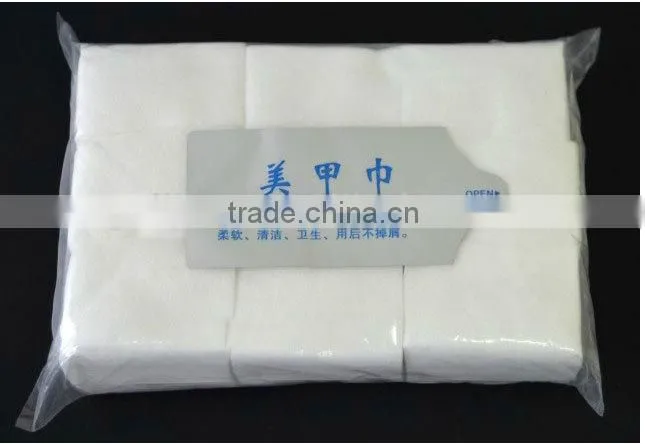 900pcs packed Nail polish remover cotton pads ,Non-woven fabrics pads