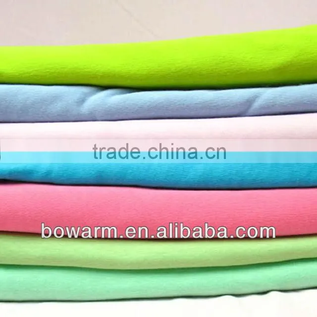 95%Rayon 5% Spandex Single Jersey Knitted Fabric for garment