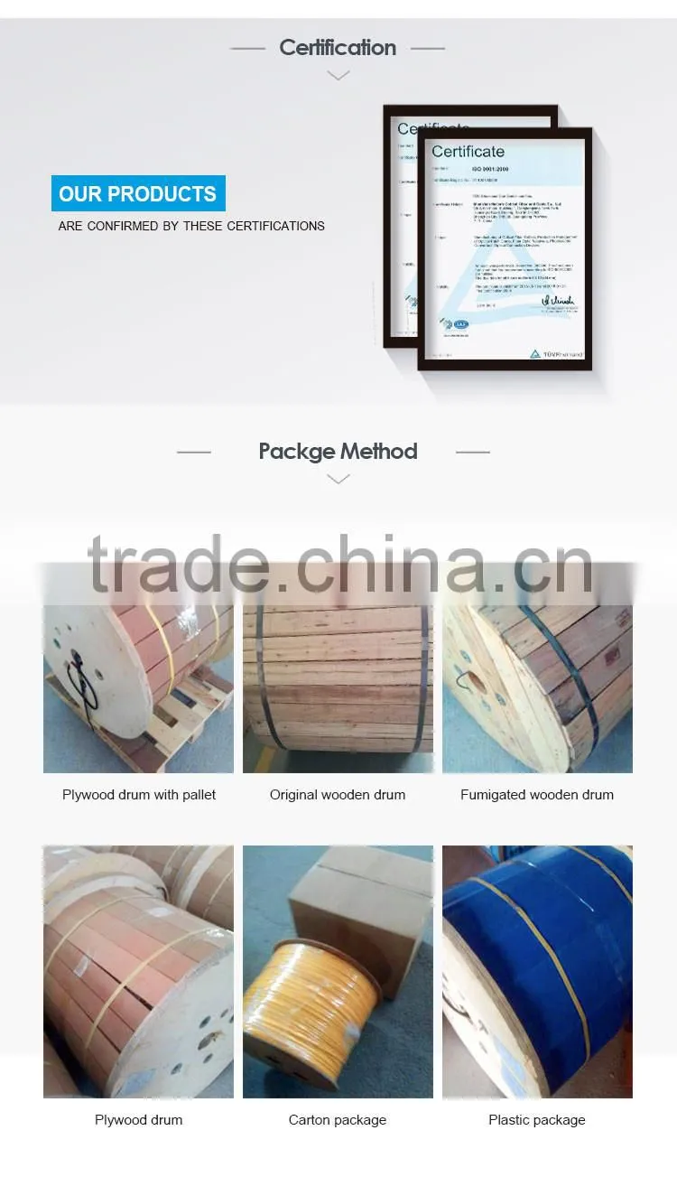 stranded loose tube light -armored optic fiber cable