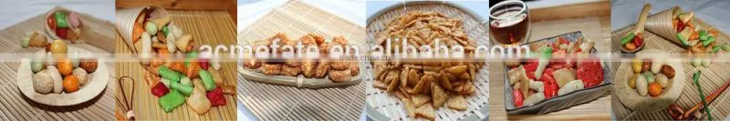 Hot Sale Coloorful and Tasty Leaves Rice Crakers