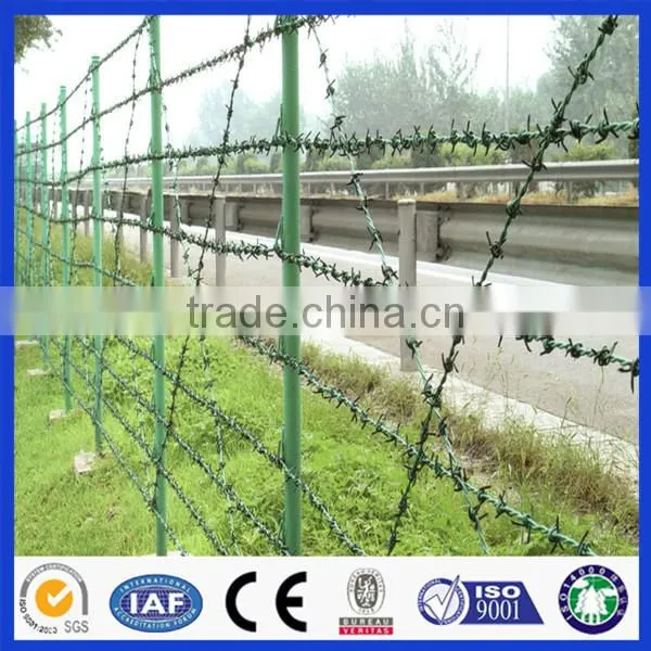 Anping Deming Factory Hot Sales Hot Dipped Galvanized Barbed Wire For Farm Or Pasture Boundary