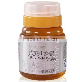 Pure wild earth honey in bulk or bottle packing