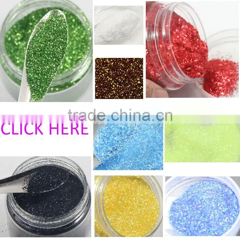 Hot selling shiny glitter powder for ink