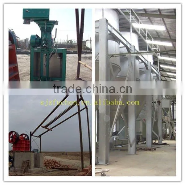 hot air type automatic gypsum powder production line with high quality