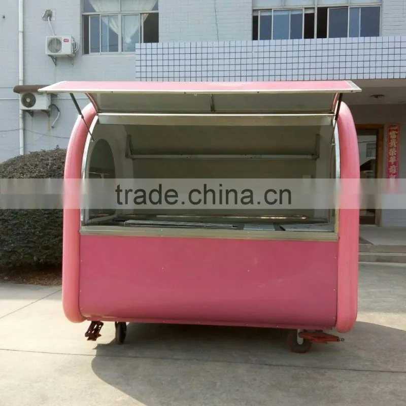 Hot sale! Food van for sale, pizza&hotdog vending truck for sale, mobile food cart China supply