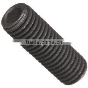 Alloy Steel Set Screw, Black Oxide Finish, UNC Threads