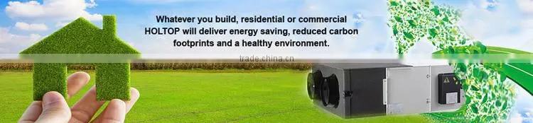 Roof Heat Energy Recovery Fresh Air Ventilators Purify PM2.5