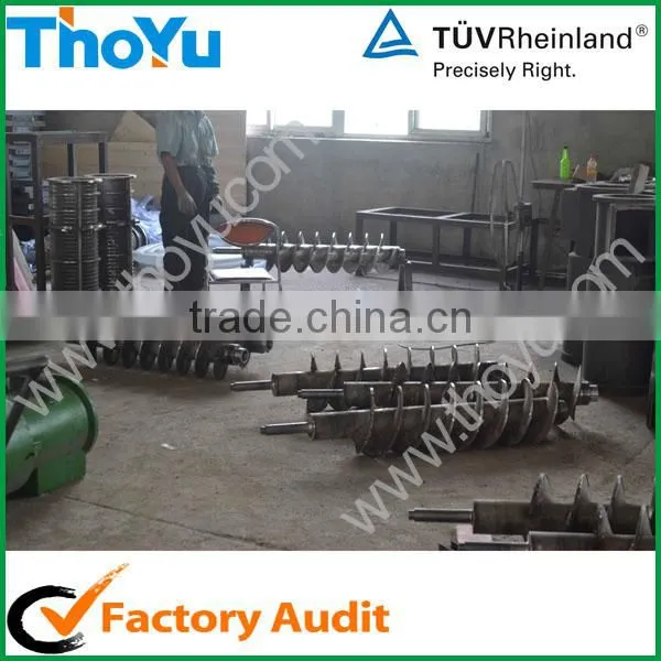 ThoYu CE Certificated Salable Screw Press Cow Dung Dewater Machine (SMS:+86-15903675071)
