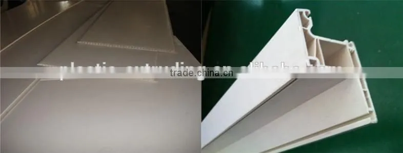 WPC pvc profile extrusion line/wpc pvc plastic door frame extrusion price