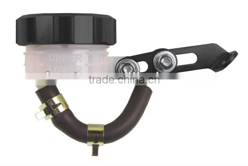 High Performance CNC Motorcycle Brake Tank Reservoir for Honda Yamaha Suzuki Kawasaki Aprilia BMW Ducati KTM Black