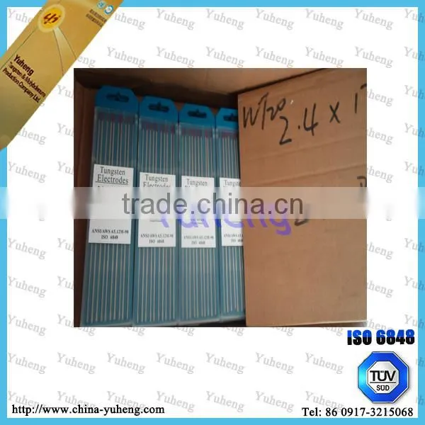 2% Tho2 wolfram tungsten steel electrode
