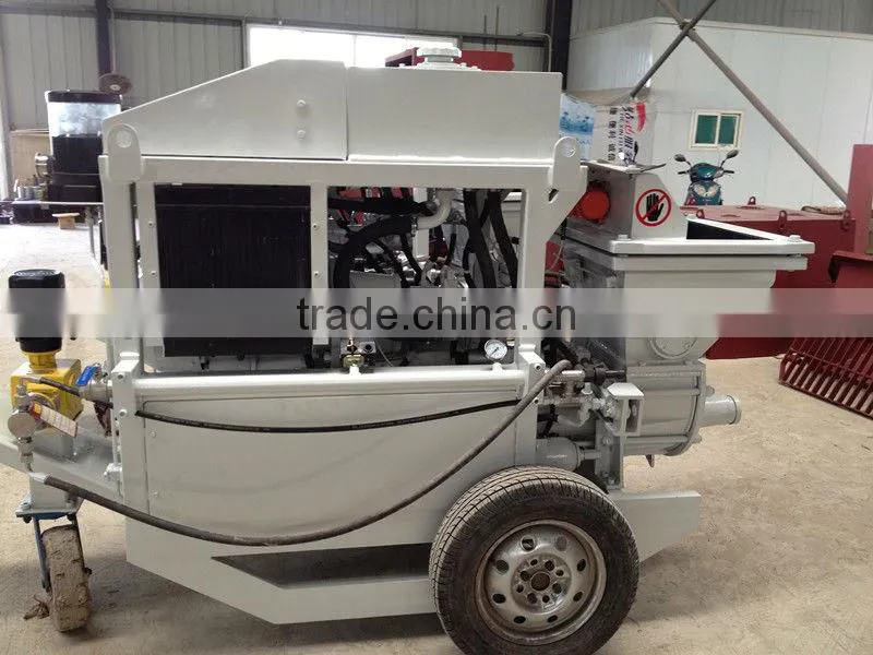 multi-function 7000L per hour output small concrete pump for sale