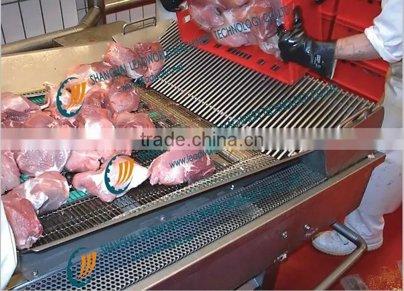 frozen poultry dividing production line for meat, port, beef