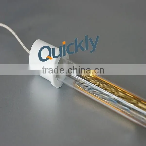 quartz heating tube medium wave infrared lamp for wooden furniture paint drying