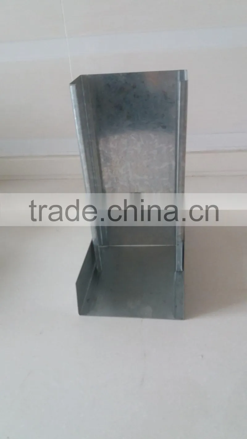 Drywall galvanized metal stud and track for building material