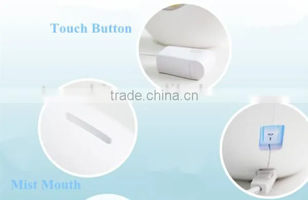 Hot Sale Eco-friendly 180ml long timing electric ultrasonic air freshener with LED Tubes
