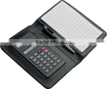 Promotional colorful calculator with notepad with high quality