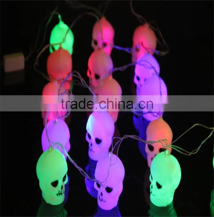 N93 3.5M Halloween Props Haunted House Supplies Bar Decoration 16 LED Pumpkin String Light Fairy lights Festival Lamp