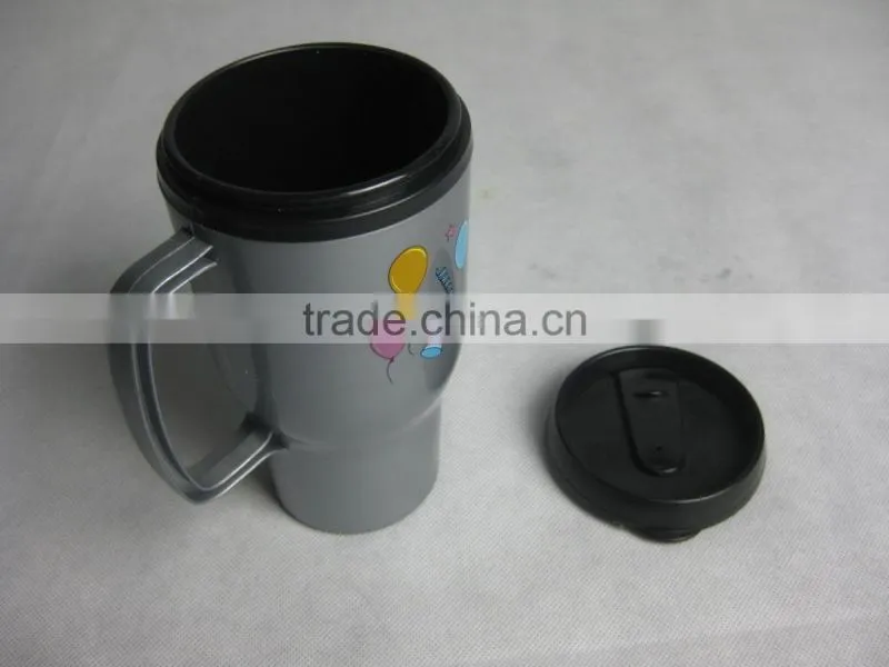 16 oz travel mug supplier in China, Coffee Mug Plastic, Car Mug