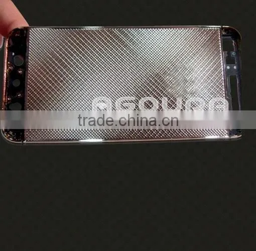 new luxury small lattice rose gold back cover for iphone 5s, rose gold housing
