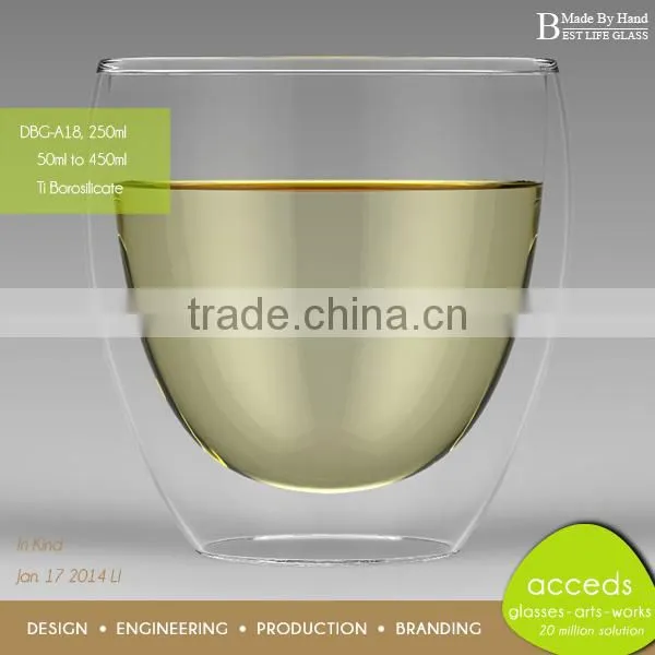 High Quality Pyrex Glass Cafe Cup